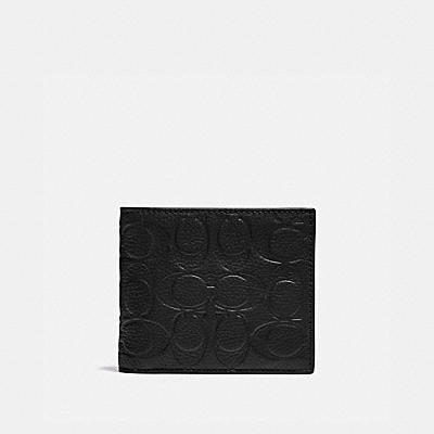 3-IN-1 WALLET IN SIGNATURE LEATHER