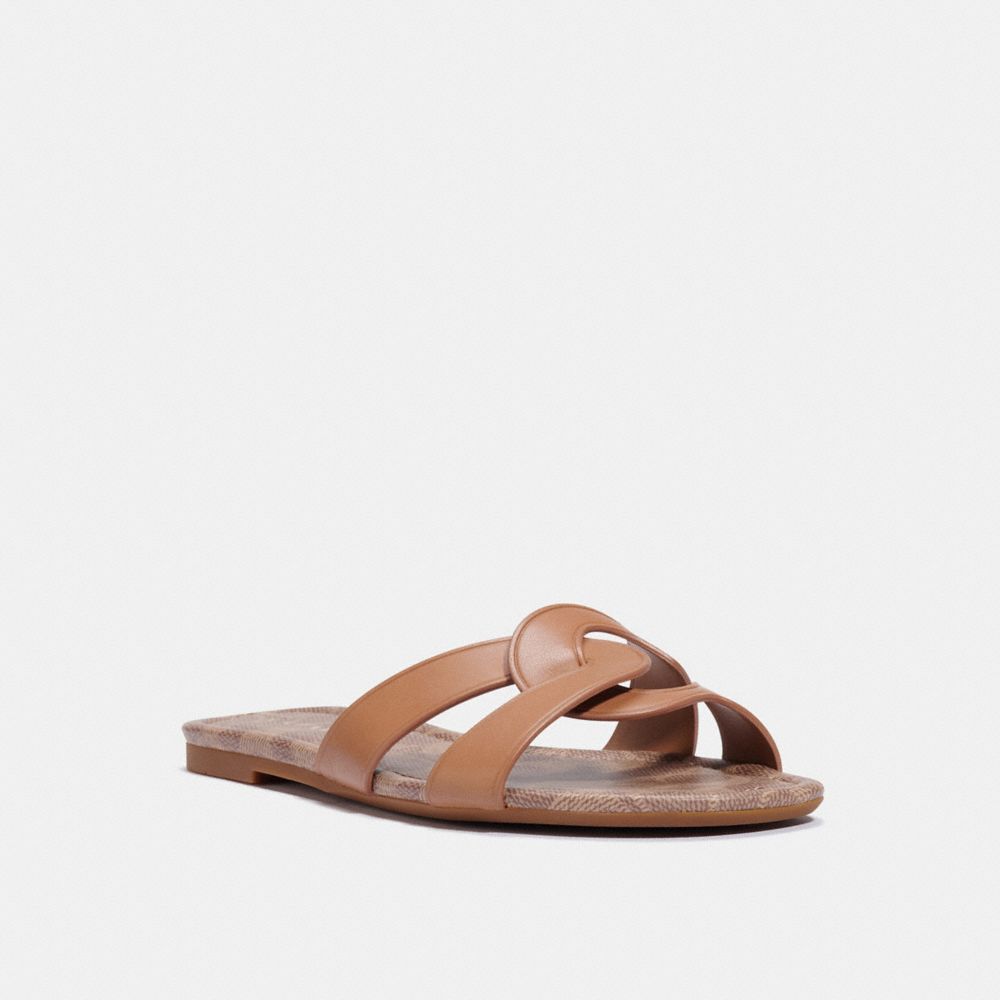 coach womens slides