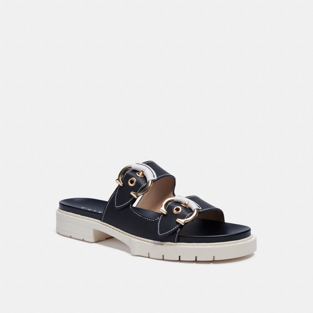 coach signature sandals