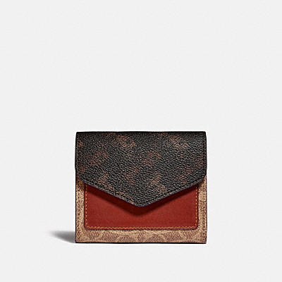 WYN SMALL WALLET WITH HORSE AND CARRIAGE PRINT