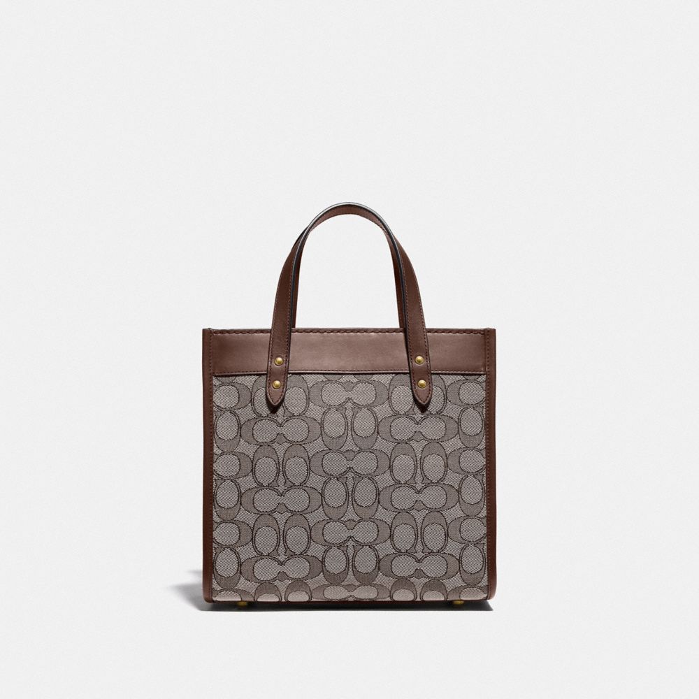 FIELD TOTE 22 IN SIGNATURE JACQUARD