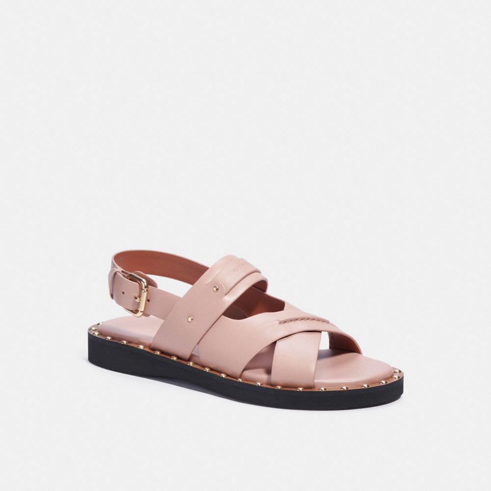 coach signature sandals