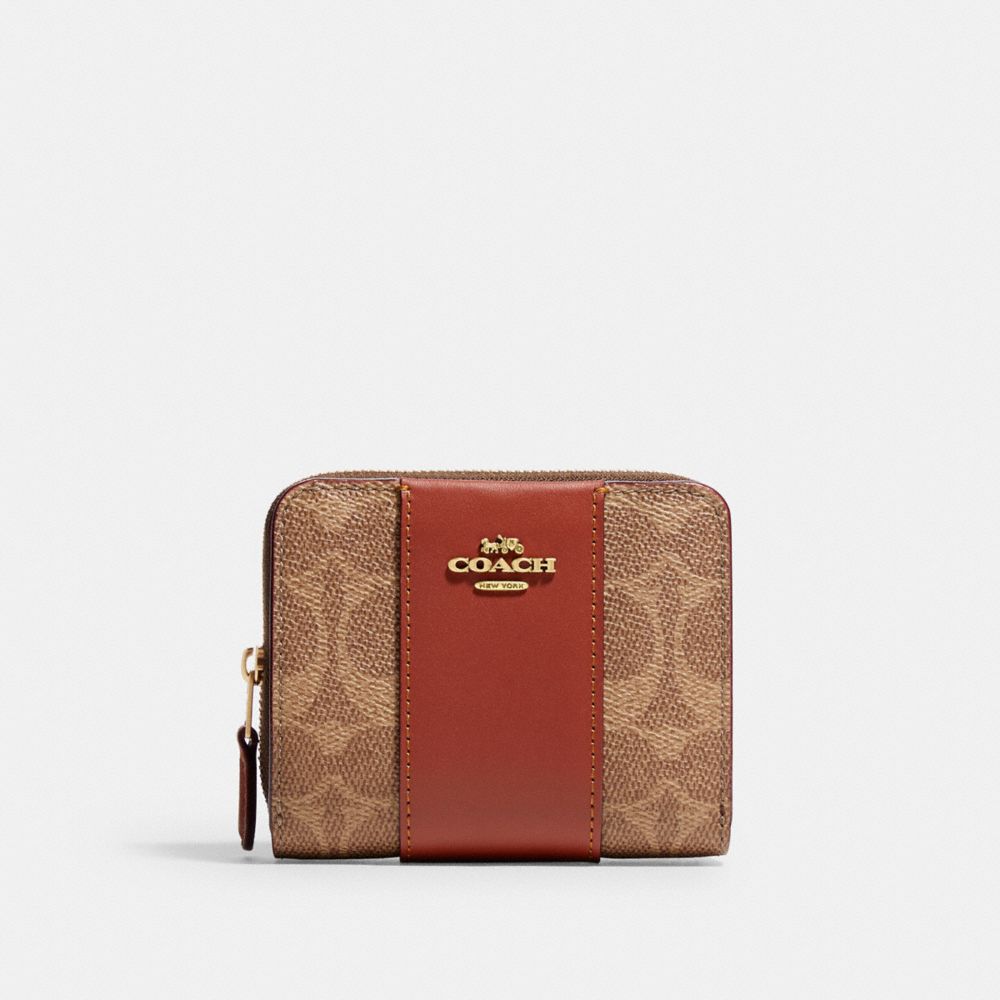公式 Coach コーチ 二つ折り財布 ミニ財布 レディース