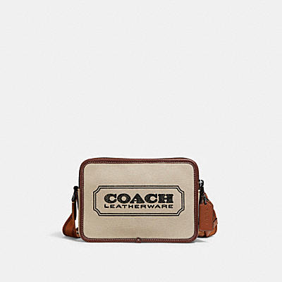 コーチ COACHの全てのメンズバッグ |【オンライン限定】チャーター クロスボディ 24 オーガニック コットン キャンバス