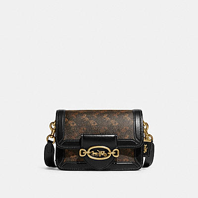 HERO CROSSBODY WITH HORSE AND CARRIAGE PRINT