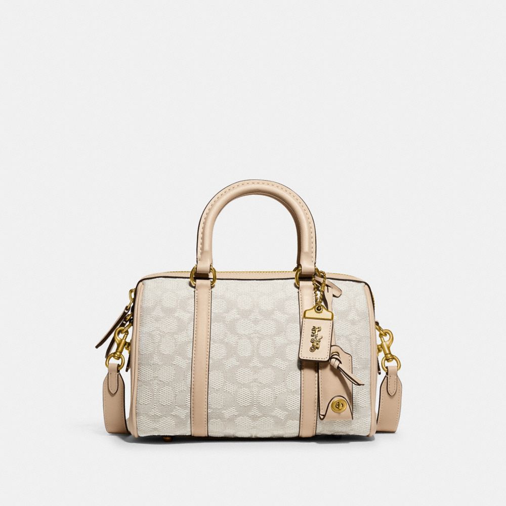 RUBY SATCHEL 25 IN SIGNATURE TEXTILE JACQUARD