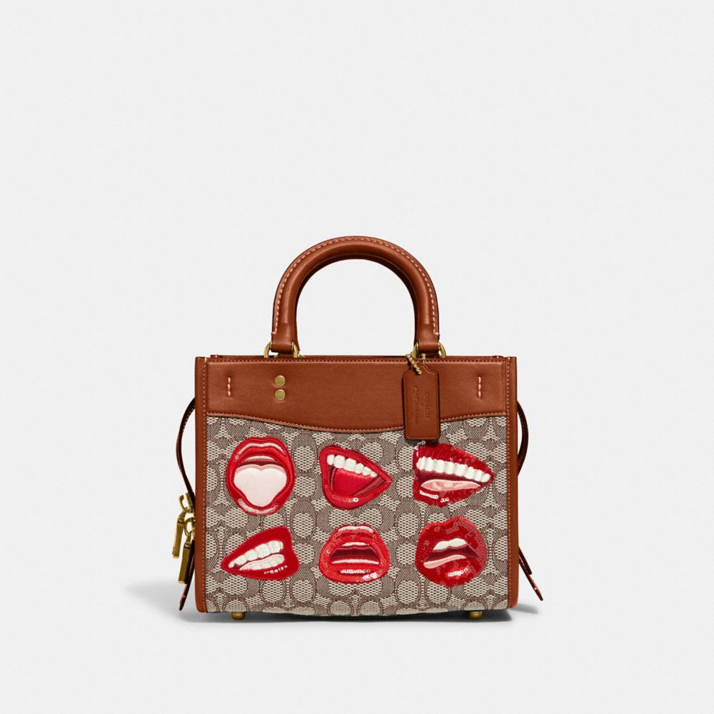 COACH X TOM WESSELMANN ROGUE 25 IN SIGNATURE TEXTILE JACQUARD