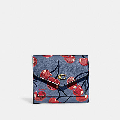 WYN SMALL WALLET WITH CHERRY PRINT
