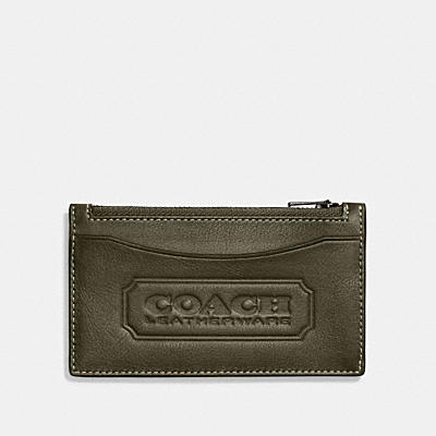 コーチ COACHの財布＆革小物 |ジップ カード ケース・コーチ バッジ
