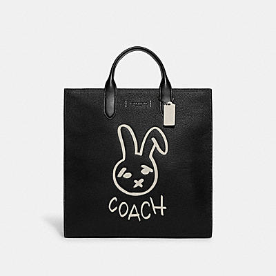 LUNAR NEW YEAR GOTHAM TALL TOTE WITH RABBIT