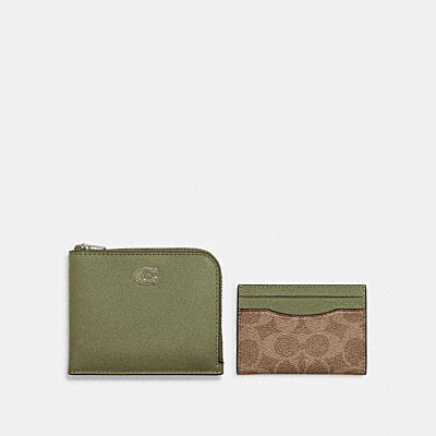 3-IN-1 L-ZIP WALLET WITH SIGNATURE CANVAS