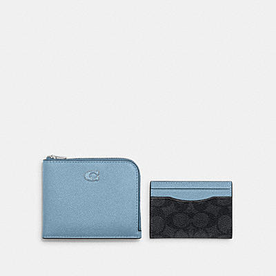 3-IN-1 L-ZIP WALLET WITH SIGNATURE CANVAS