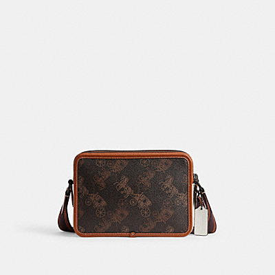 CHARTER CROSSBODY 24 WITH LARGE HORSE AND CARRIAGE PRINT
