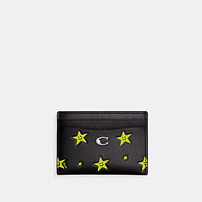 COSMIC COACH ESSENTIAL CARD CASE WITH STAR PRINT