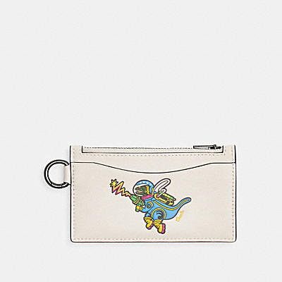 COSMIC COACH ZIP CARD CASE WITH REXY