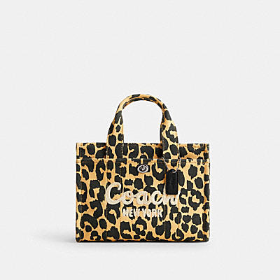 CARGO TOTE 26 WITH LEOPARD PRINT