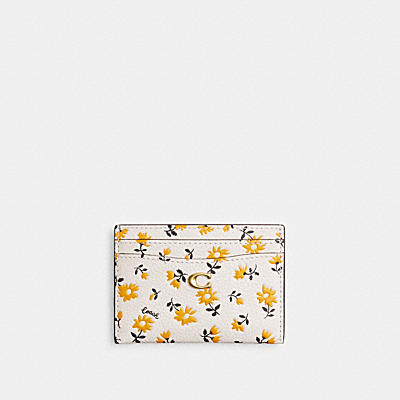 ESSENTIAL CARD CASE WITH FLORAL PRINT