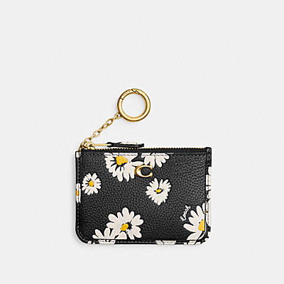 MINI SKINNY ID CASE WITH FLORAL PRINT