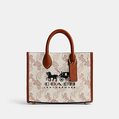 ACE TOTE 17 WITH HORSE AND CARRIAGE PRINT