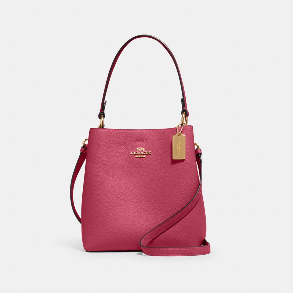 SMALL TOWN BUCKET BAG - IM/BRIGHT VIOLET - COACH 1011
