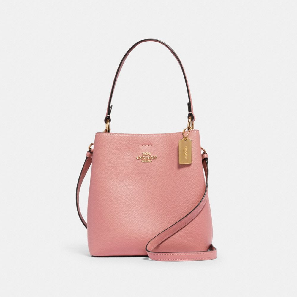 COACH 1011 Small Town Bucket Bag IM/BUBBLEGUM/WINE