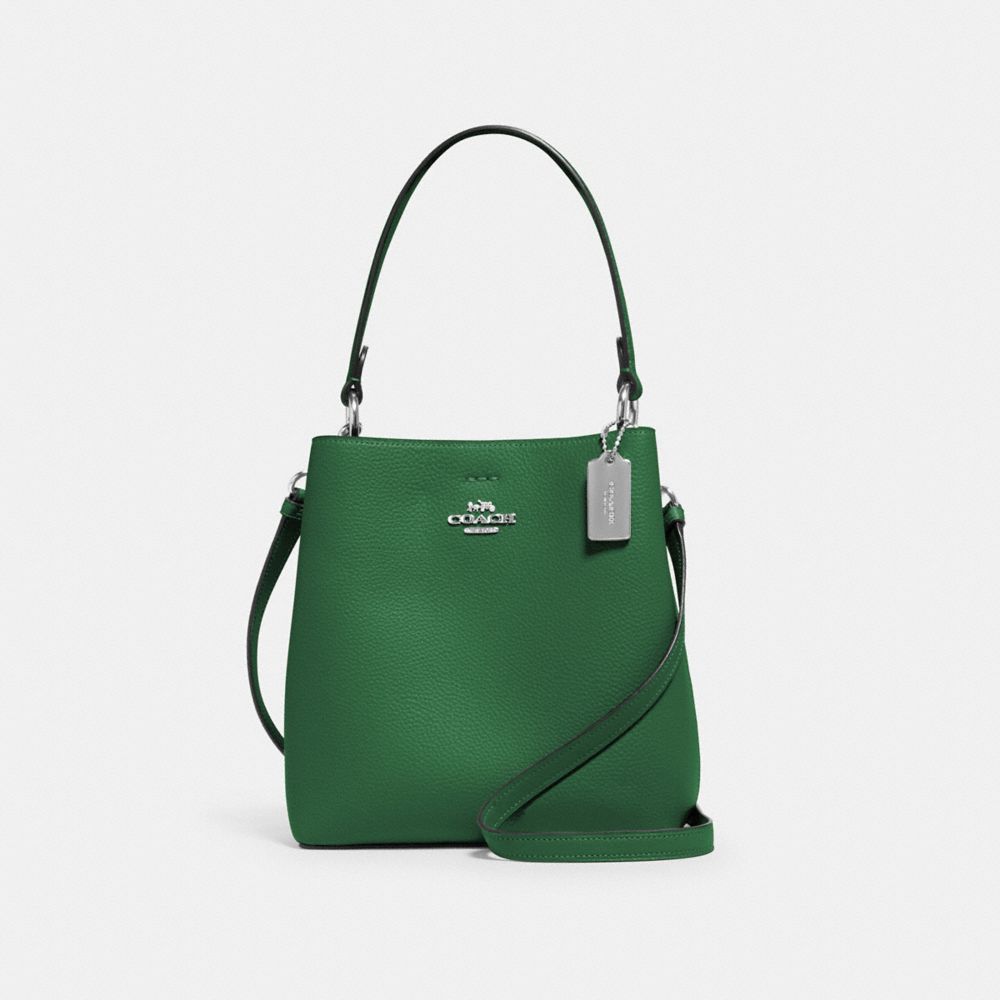 COACH 1011 Small Town Bucket Bag SV/SHAMROCK MIDNIGHT