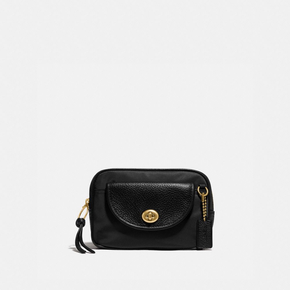 Cargo Belt Bag - BRASS/BLACK - COACH 1074