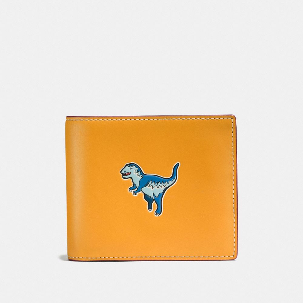 3-IN-1 WALLET WITH REXY - GOLDENROD - COACH 11037