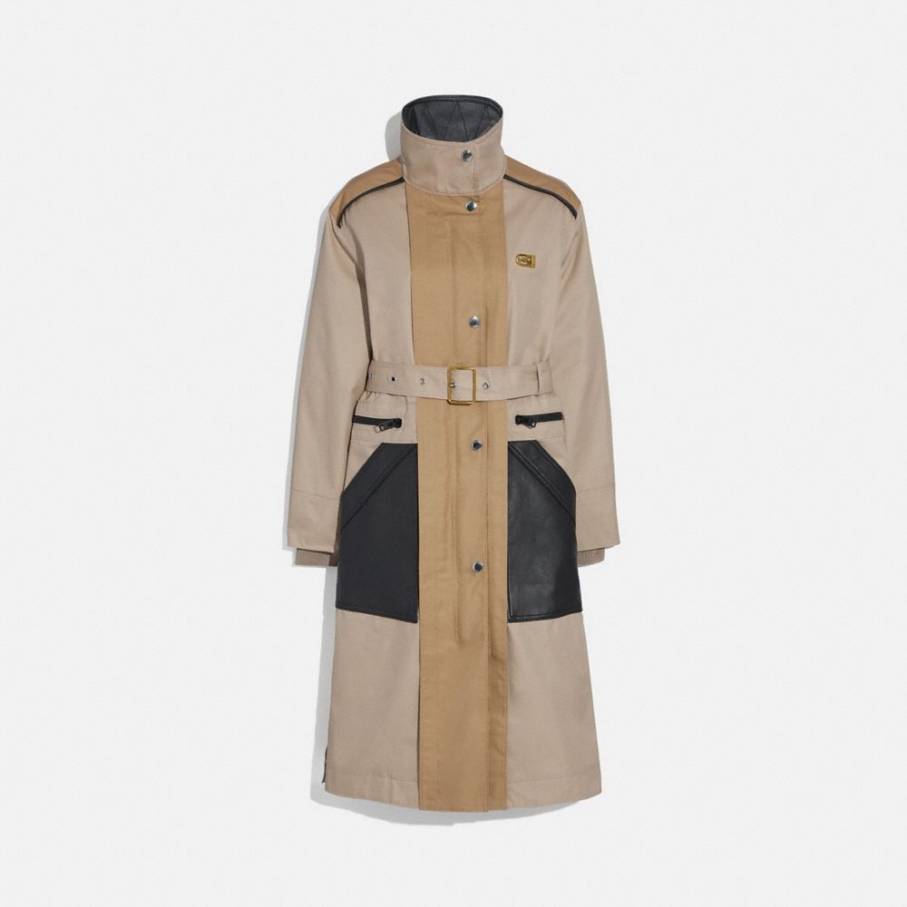 COACH 1111 RAINCOAT BONE