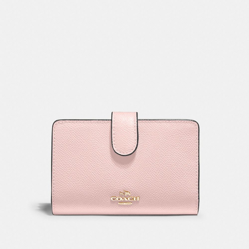 MEDIUM CORNER ZIP WALLET - IM/BLOSSOM - COACH 11484