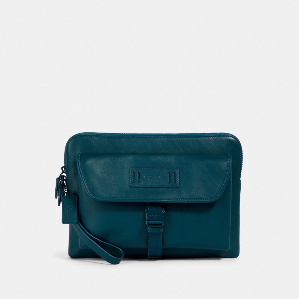 RANGER POUCH - QB/REEF BLUE - COACH 1172