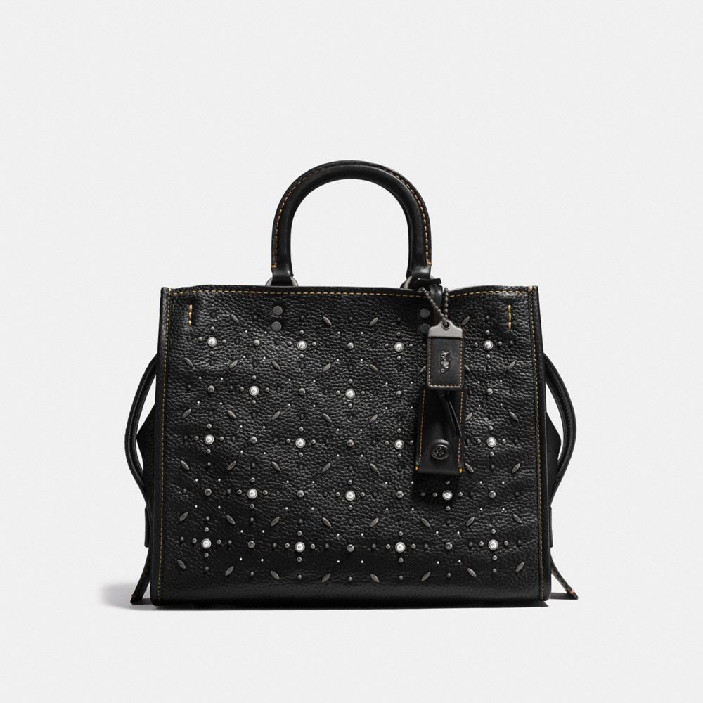 COACH 12164 Rogue With Prairie Rivets BP/BLACK