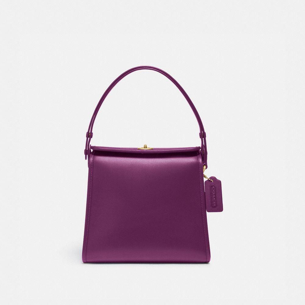 COACH 137 - TURNLOCK SHOULDER BAG B4/AMETHYST