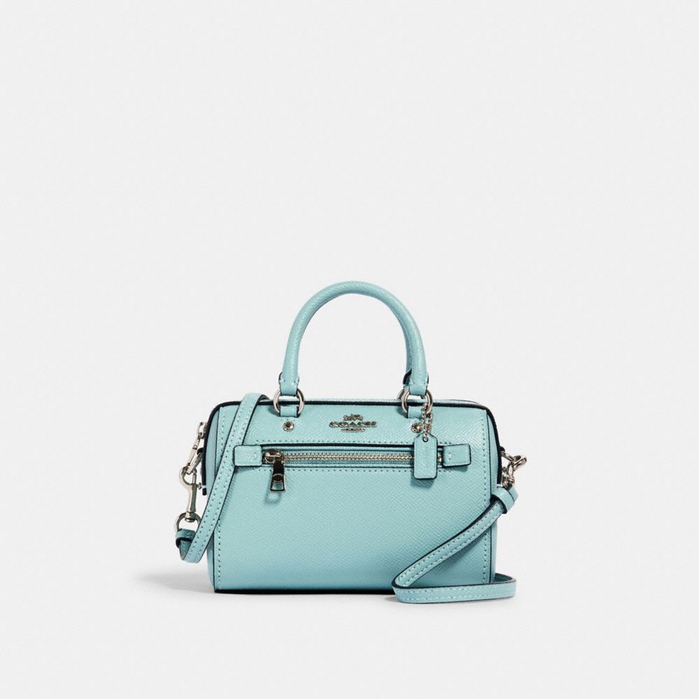 SOLD Coach Micro Rowan Crossbody Bag Seafoam Blue