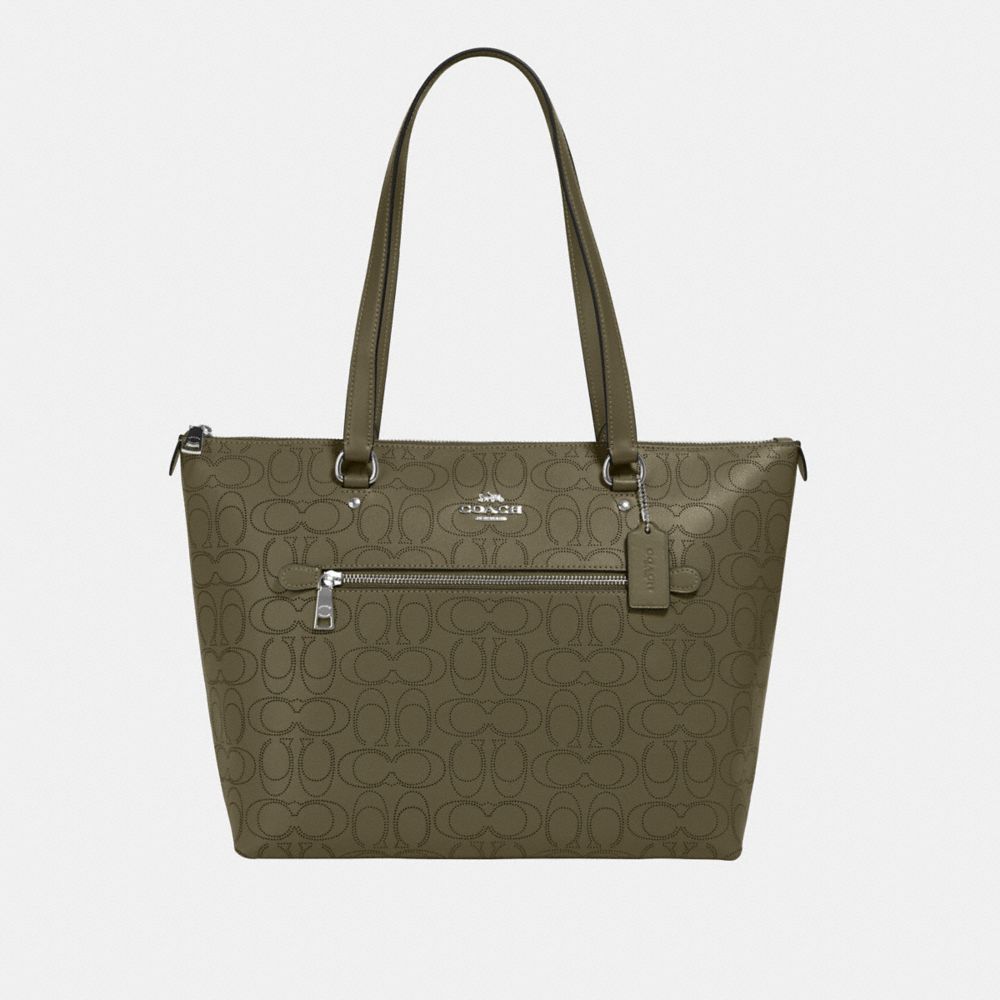 COACH 1499 - GALLERY TOTE IN SIGNATURE LEATHER SV/SURPLUS