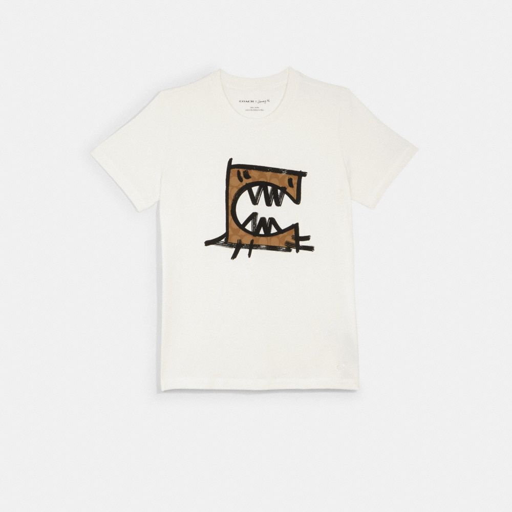 COACH 1524 REXY BY GUANG YU T-SHIRT WHITE