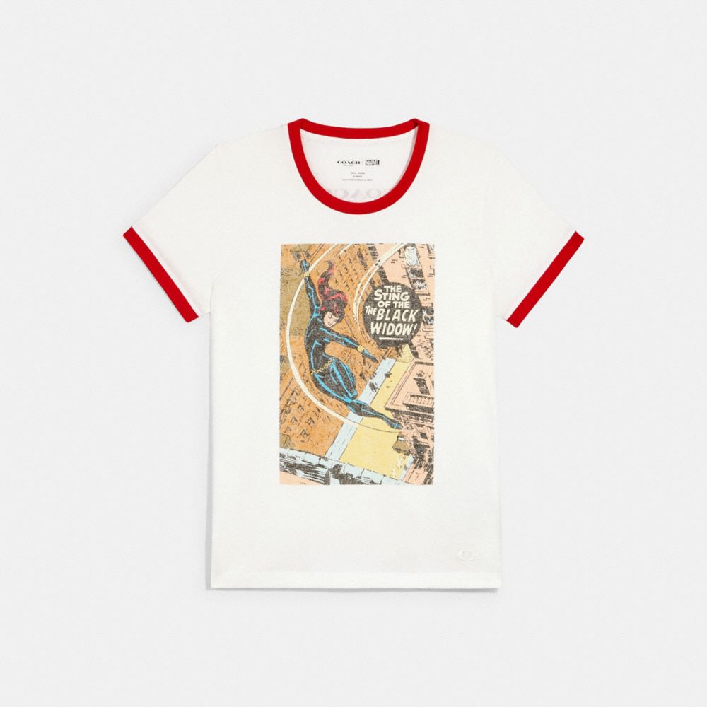 COACH 1549 Coach â”‚ Marvel Vintage Comic T-shirt WHITE