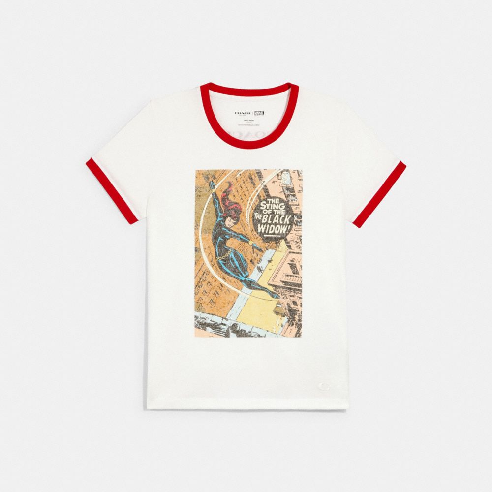 COACH 1549 - COACH â”‚ MARVEL VINTAGE COMIC T-SHIRT WHITE