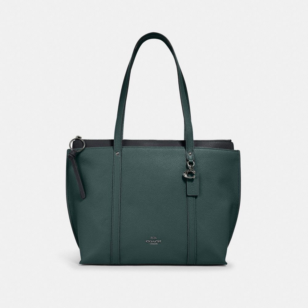 MAY TOTE - SV/DARK TURQUOISE - COACH 1573