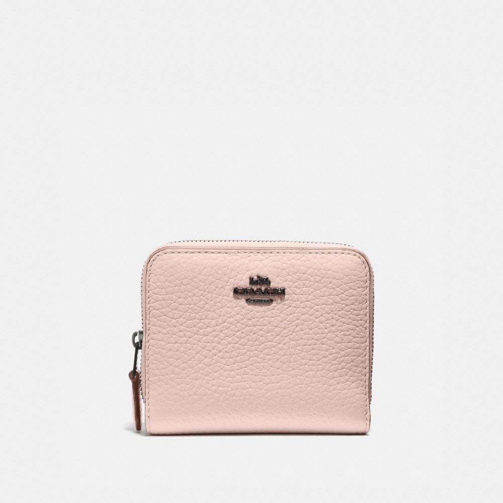 COACH Billfold Wallet - PEWTER/POWDER PINK - 1579