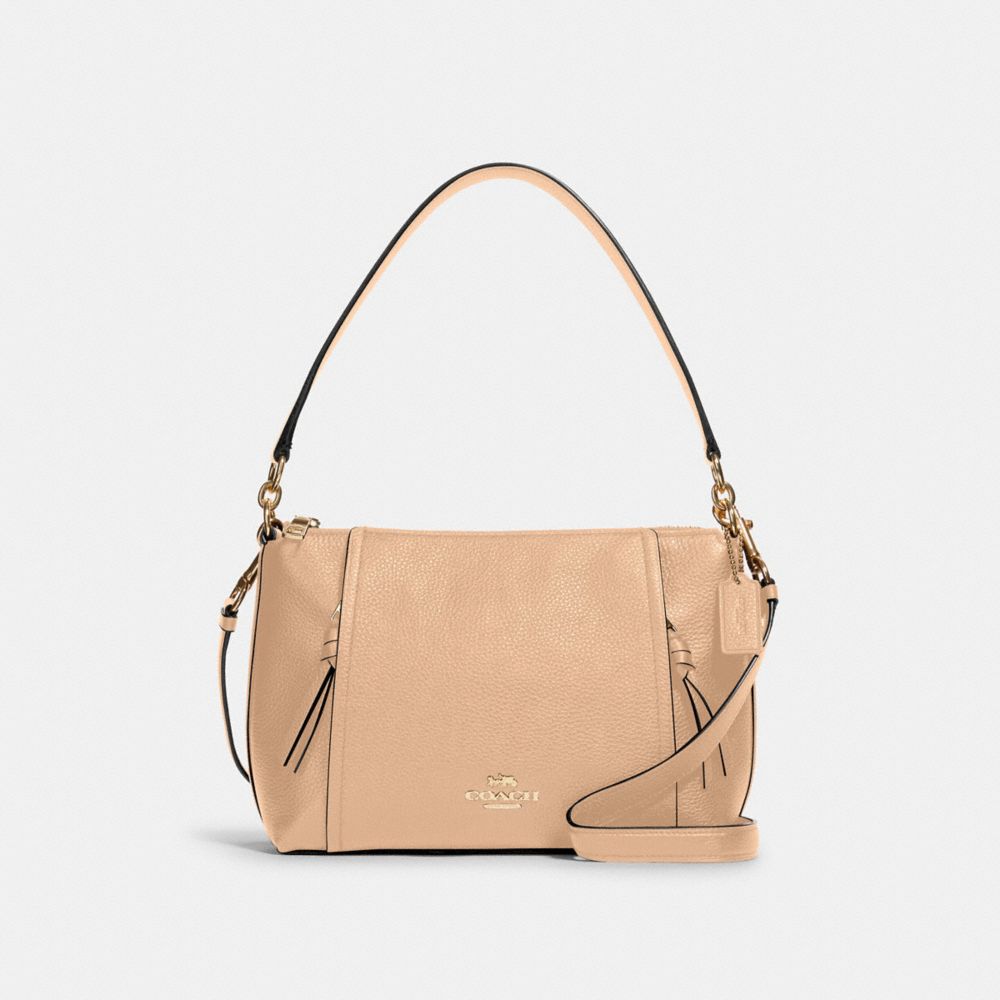 COACH SMALL MARLON SHOULDER BAG - IM/TAUPE - 1597