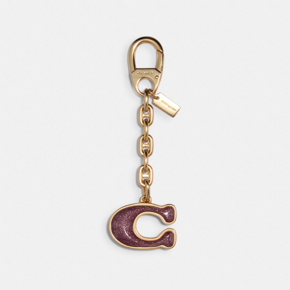 SIGNATURE BAG CHARM - IM/ROSE - COACH 1618