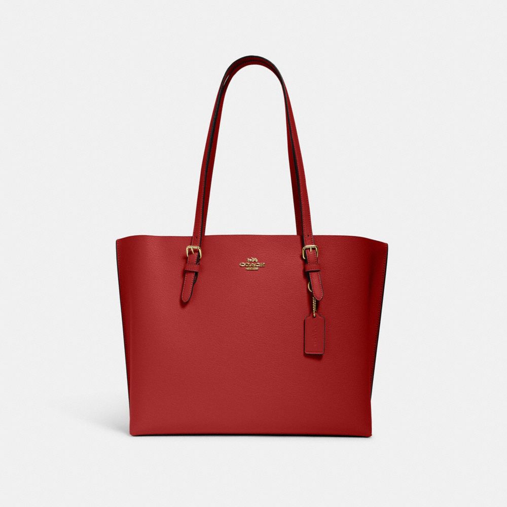 COACH 1671 Mollie Tote IM/Red Apple