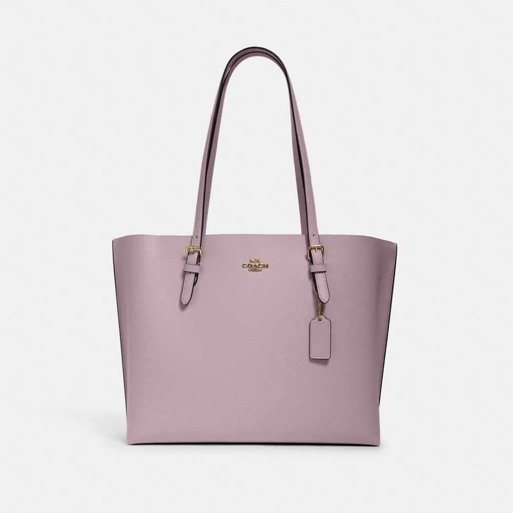 COACH 1671 Mollie Tote Gold/Pink