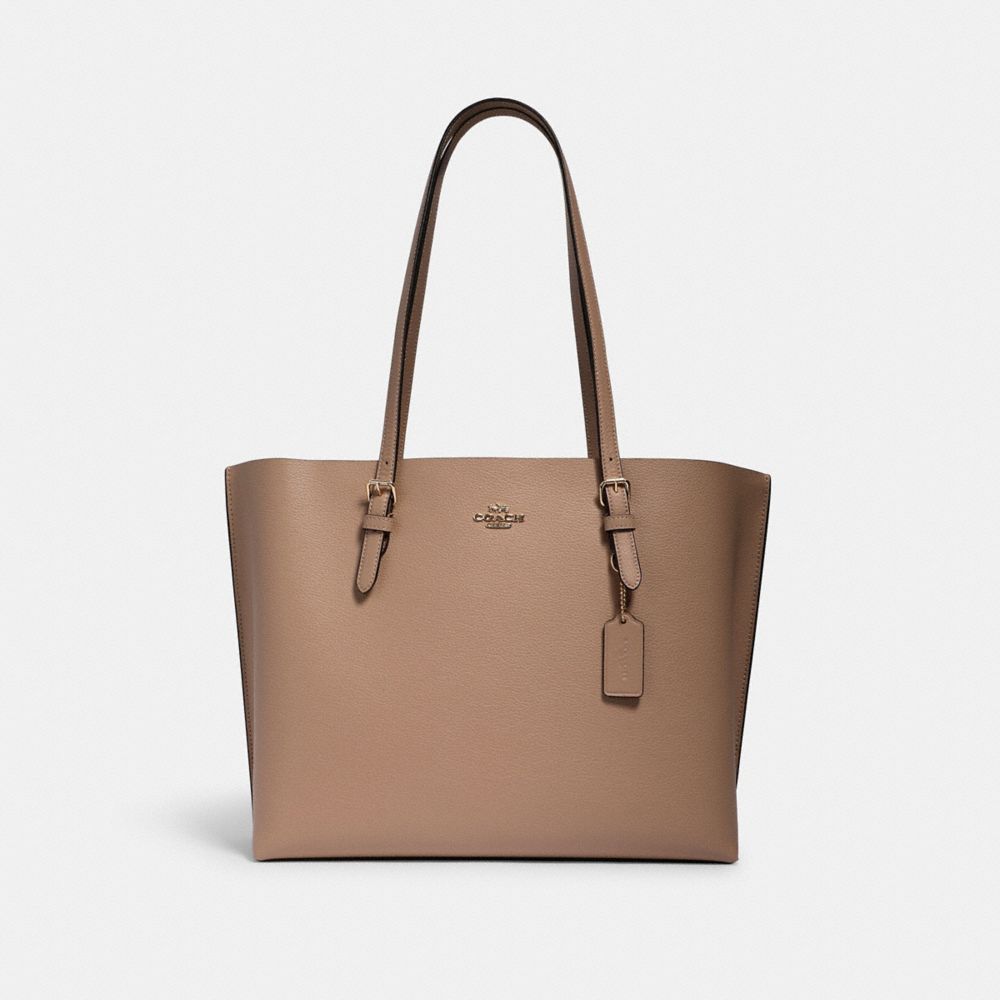 COACH 1671 MOLLIE TOTE IM/TAUPE OXBLOOD