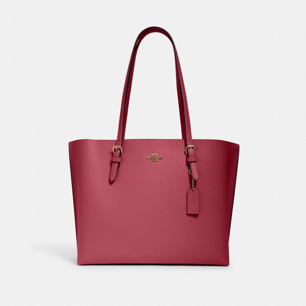 COACH 1671 Mollie Tote Gold/Rouge