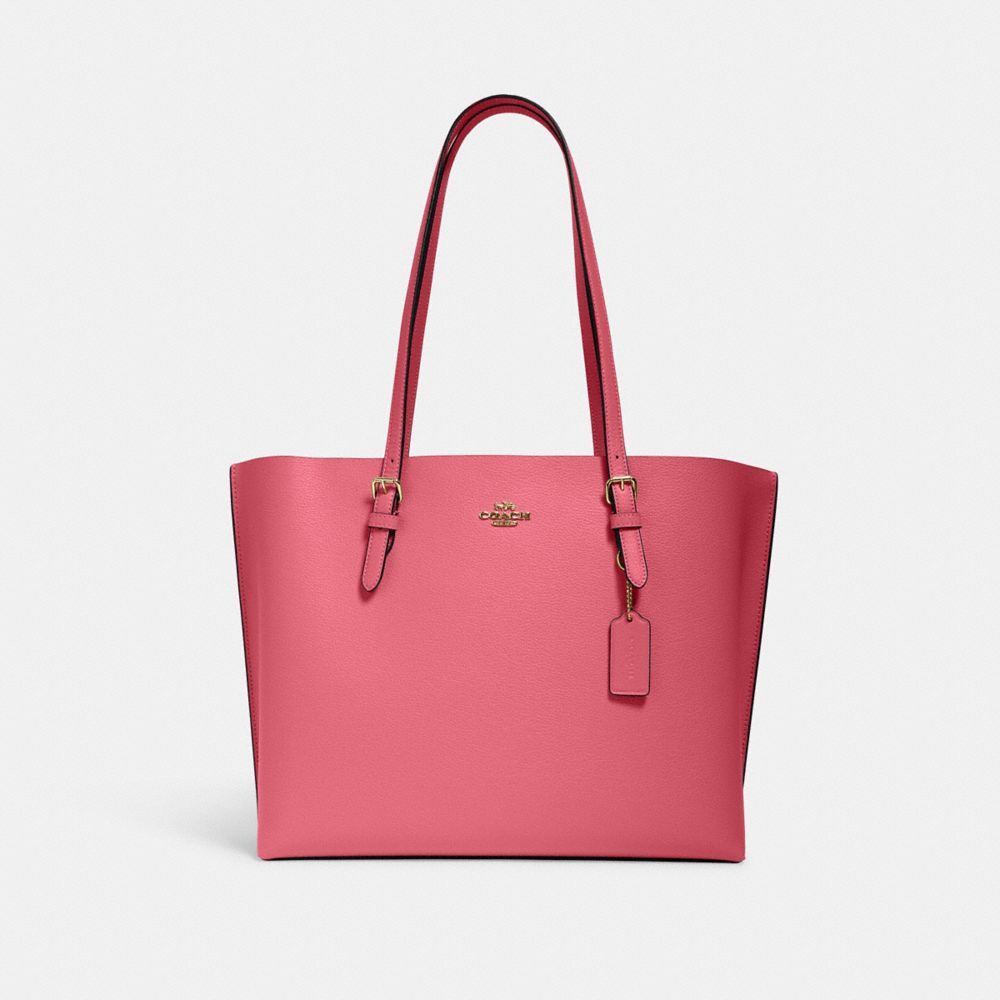 COACH 1671 Mollie Tote Gold/WATERMELON