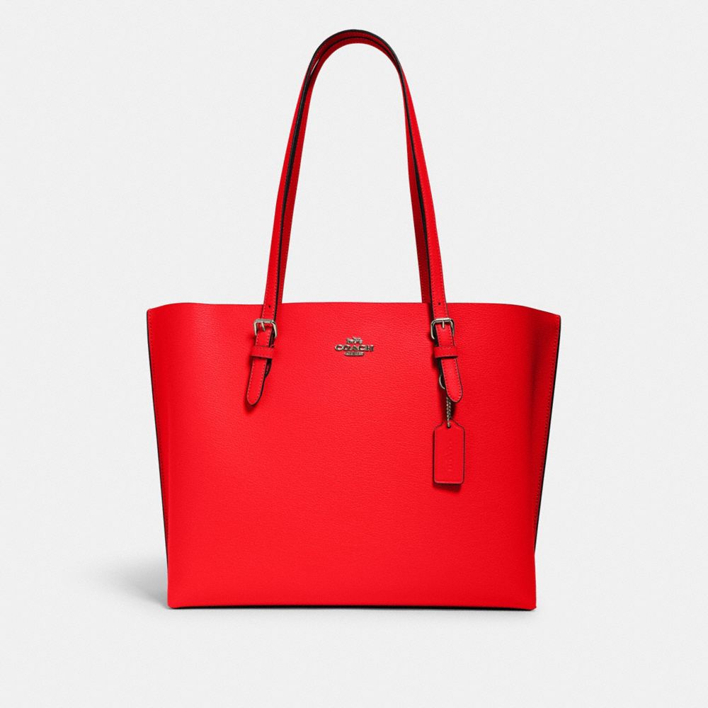 COACH MOLLIE TOTE - QB/MIAMI RED/ OXBLOOD - 1671