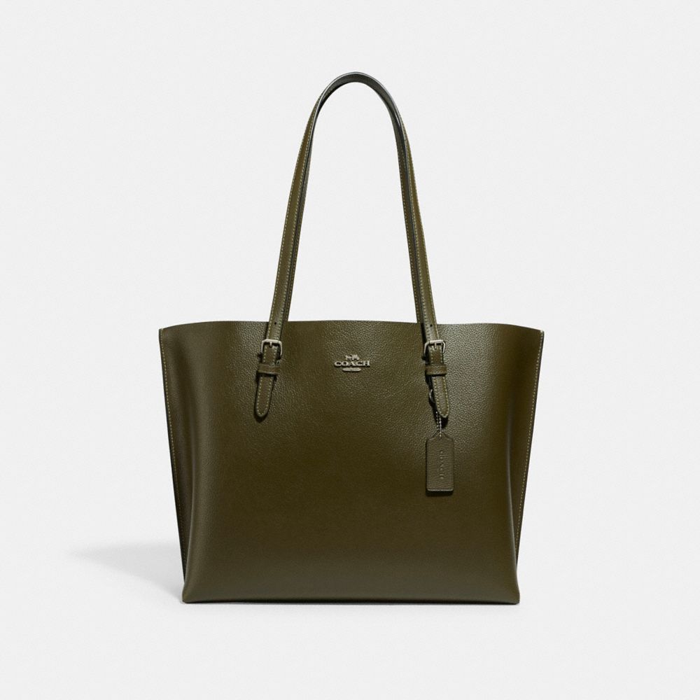COACH 1671 Mollie Tote SV/CARGO GREEN/PALE GREEN