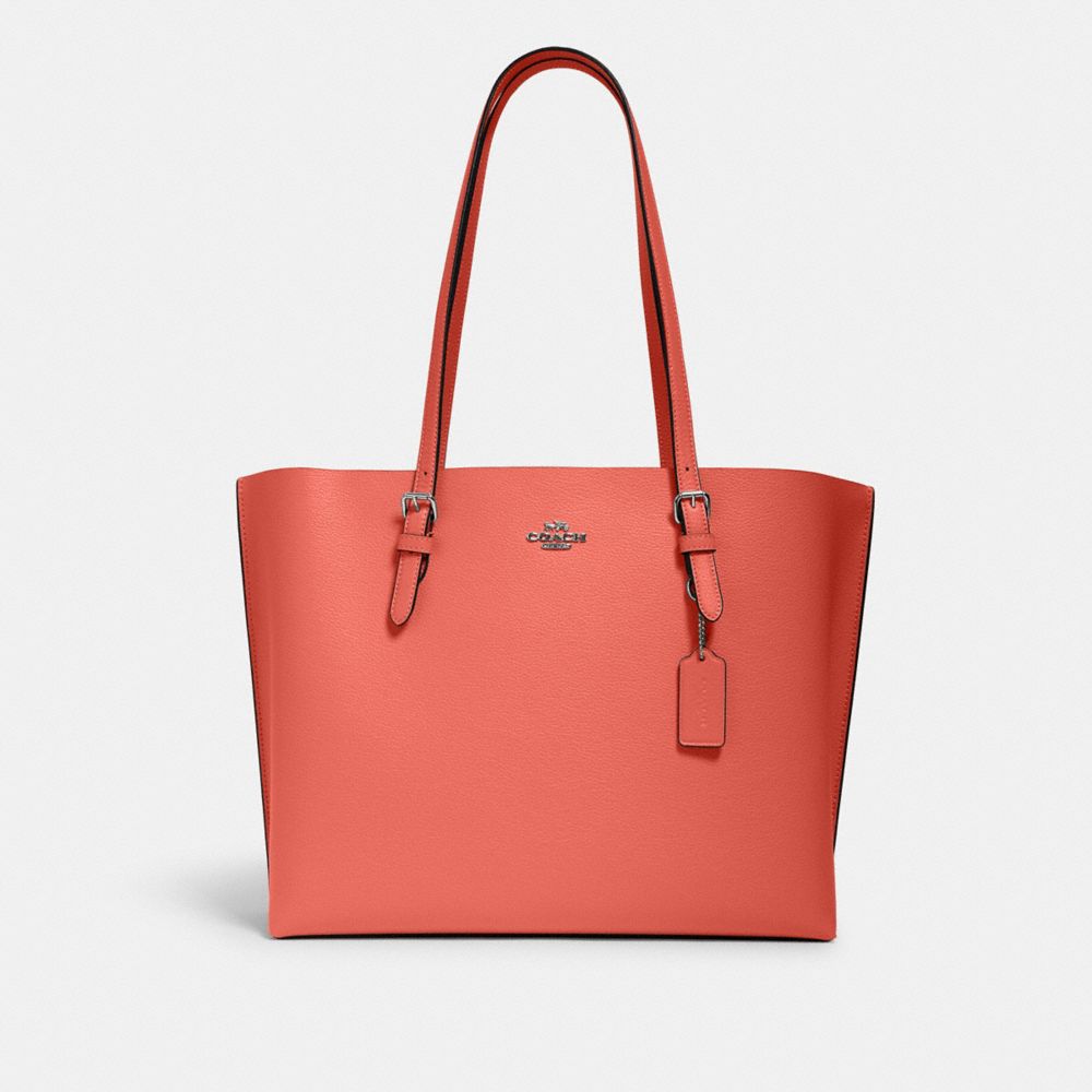 COACH 1671 Mollie Tote SV/TANGERINE TAUPE